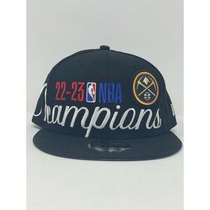 Denver Nuggets New Era 9FIFTY Snapback NBA‎ Finals Champions 22-23 Black Hat NEW
